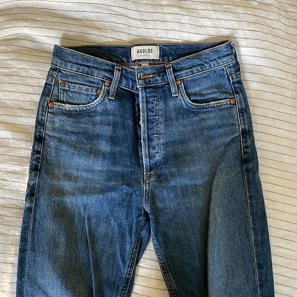 Agolde Nico High Rise Slim Fit Jeans - Picture 7 of 8